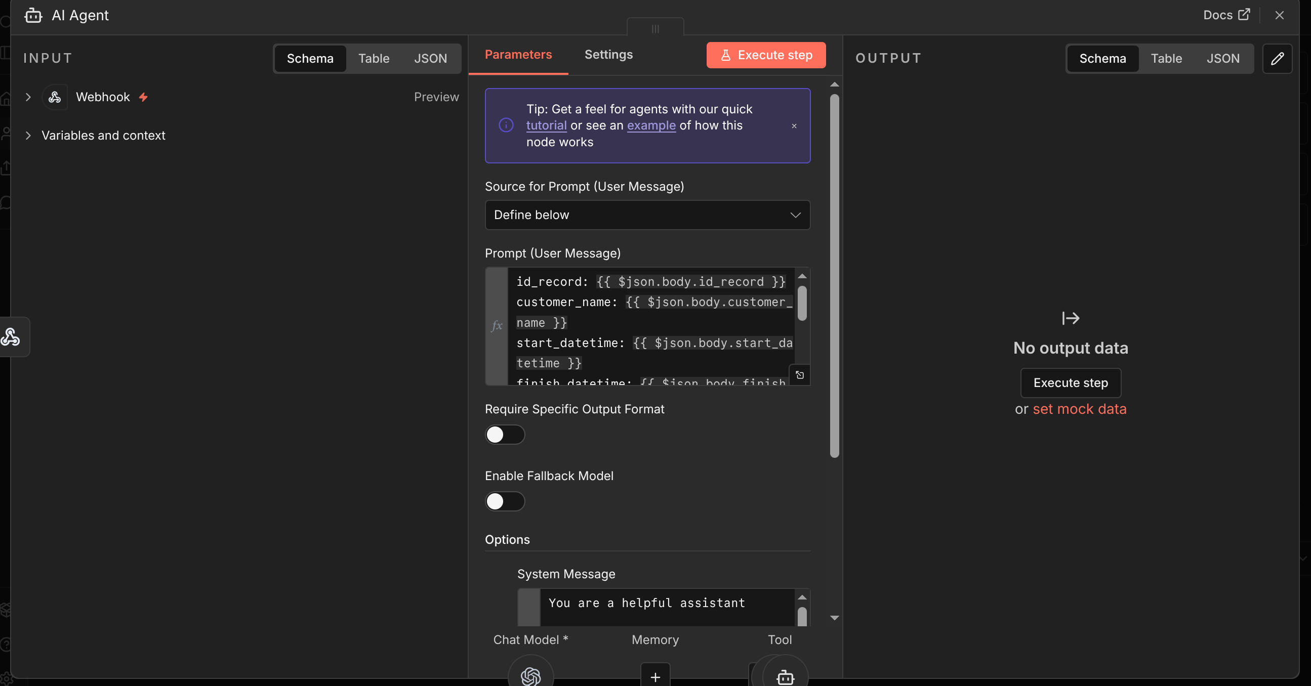 Overtime n8n AI Agent
